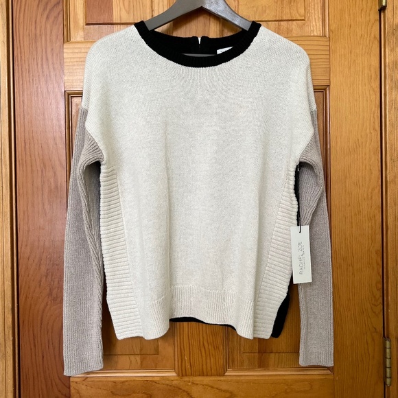 Rachel Zoe Colorblock Sweater - Picture 1 of 3